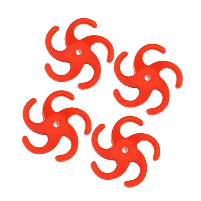ZheElen Premium Archery Bow String Stabilizer Vibration Absorber Dampeners Enhanced Performance Red 1Set