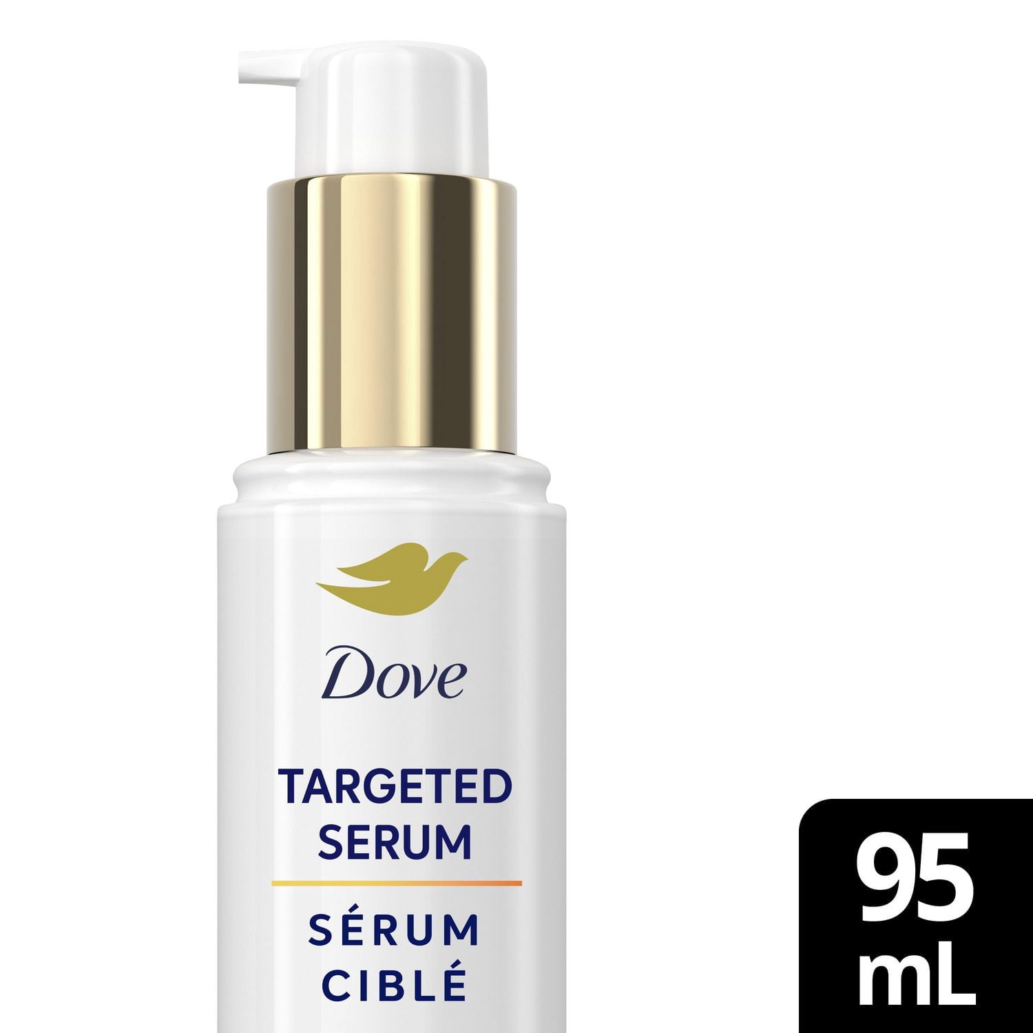 Dove Targeted Serum Multipurpose for Stretch Marks, Dark Spots, Uneven Skin with Tone Balance Complex, Niacinamide, Collagen Peptides and Natural Moisturizing Factors, 95mL