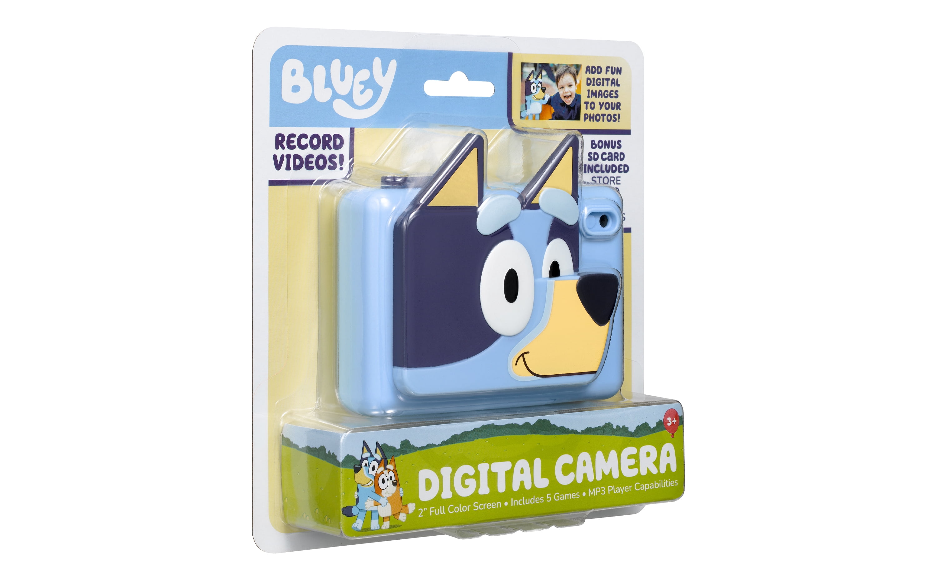 eKids Bluey Digital Camera for Kids with SD Card and Built-in Digital Stickers
