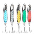 thumbnail image 2 of Fishing Lure,5 pcs Colorful Sequin Metal Fishing Lure Artificial Fishing Lure Unrivaled Performance, 2 of 12