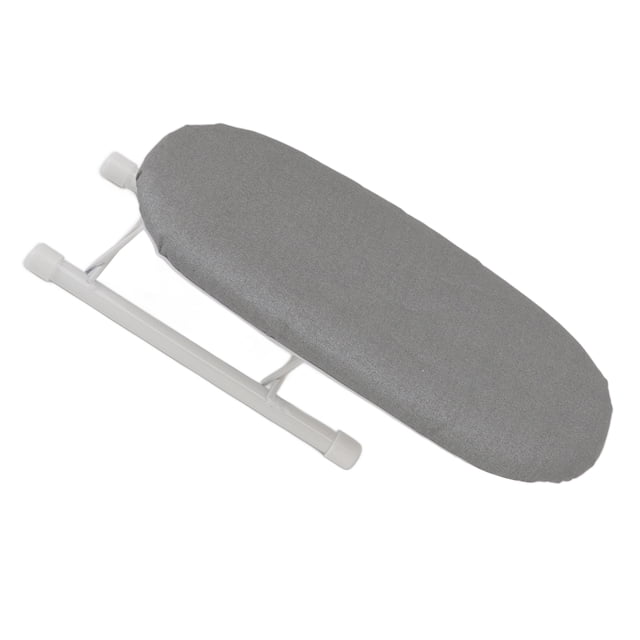 Planche à Repasser Maison, Planche à Repasser de Table Portable Pliable Support Stable Résistant à la Chaleur Gain de Place pour Voyage Fleur de Pivoine, Gris