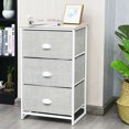 thumbnail image 3 of Gymax 3 Drawer Nightstand Side Table Storage Tower Dresser Chest Home Office Furniture, 3 of 10