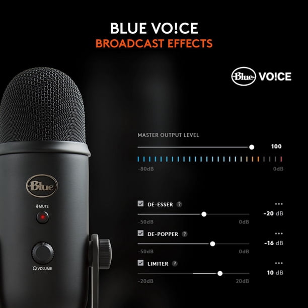 Blue Yeti USB Microphone for Recording, Streaming, Gaming
