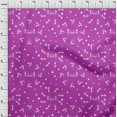 thumbnail image 4 of oneOone Georgette Viscose Fuschia Pink Fabric Asian Floral Block Craft Projects Decor Fabric Printed By The Yard 42 Inch Wide, 4 of 4