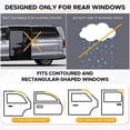 thumbnail image 4 of YOPTOP Car Window Screens for Camping Pack of 4 | 100% Protection from Bugs  UV and Car Mosquito Net for Camping | Breathable Mesh Baby Car Window Covers for Privacy Blackout, 4 of 5