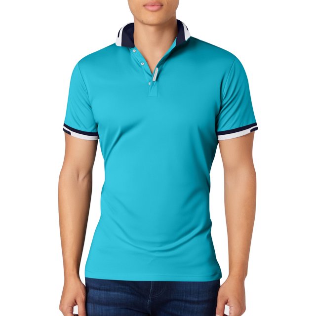 Men's Performance Wicking Button Shirt - Classic Fit, Collared, Moisture-Wicking Fabric