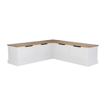 Thurman Backless Two-Tone Breakfast Nook