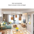 thumbnail image 3 of VONKY Wood Lamp Base Decoration Holder Bedroom Table Light Stand Accessories Type 1, 3 of 6