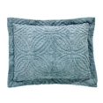 thumbnail image 1 of Better Trends SHWR2127BL Collection Bague de Mariage Taie d'Oreiller Standard, Bleu, 1 of 3