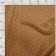 thumbnail image 3 of oneOone Cotton Cambric Rust Brown Fabric Geometric Craft Projects Decor Fabric Printed By The Yard 56 Inch Wide, 3 of 5