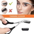 thumbnail image 4 of Reduce Price! WSBDENLK Eyebrow Trimmers Scissor 2024 New Eyebrow Scissors With Comb Precision Eyebrow Trimming Scissors Non-Slip Eyebrow Cutter Hair Removal Eyebrow Scissors, 4 of 5
