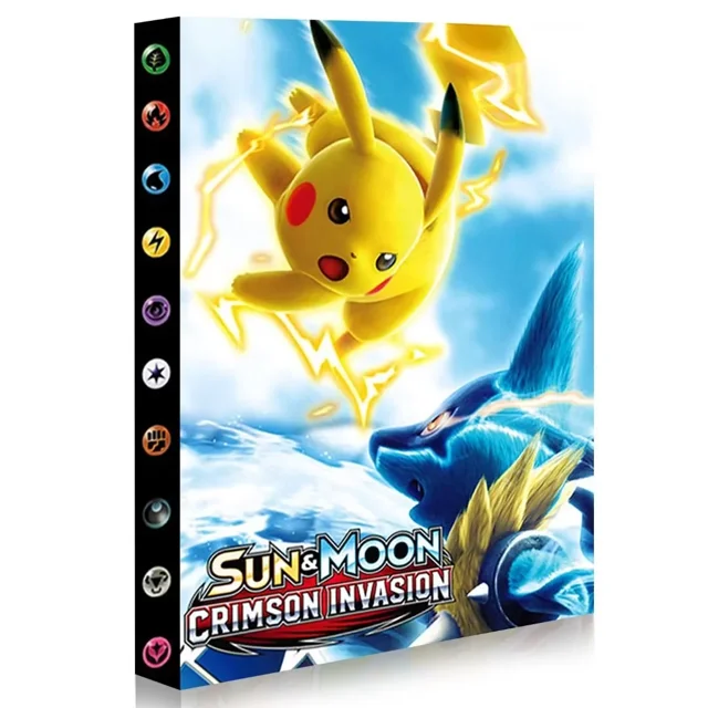 Classeur de Cartes à Collectionner, Album Porte-Livres à 9 Pochettes, Convient au Jeu TCG 432 Cartes (QQBD6)
