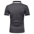 thumbnail image 3 of EGNMCR Chemises à Manches Courtes pour Hommes Été T-shirt Décontracté, T-shirt à Col à Revers Décontracté pour Hommes Mode Chandail d'Affaires à Manches Courtes Haut,, 3 of 3