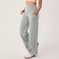 thumbnail image 2 of cfhntfmh Joggers for Women Drawstring High Waist Stretch Cinch Bottom Pants with Pockets for Workout Running, 2 of 7