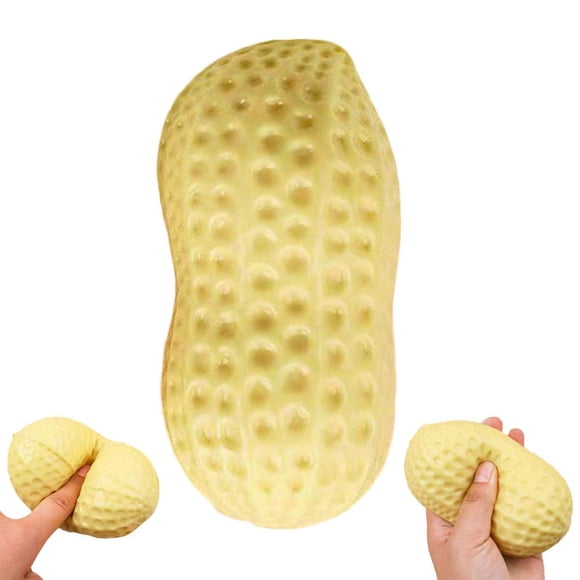 Peanut SquishyToys, Peanut Squishy Slow Rising Stress Relief Toy, Squeeze Dough Ball Stress Relief Hand Toys, Taba Squishy for Easter Gifts, Soft Flexible Fidget Toys Decompression Gift for Adults