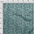 thumbnail image 3 of oneOone Polyester Spandex Aqua Blue Fabric Paisley Craft Projects Decor Fabric Printed By The Yard 56 Inch Wide-TM, 3 of 5