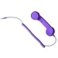 thumbnail image 2 of Combiné Téléphonique Filaire Rétro Vintage de Style Classique - Combiné POP Classique de Style Old-school pour iPad, iPod et Téléphones Android, Téléphone Fixe avec Microphone (Violet), 2 of 2