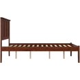 thumbnail image 4 of Leo & Lacey Madison Full Solid Wood Platform Bed in Walnut, 4 of 7