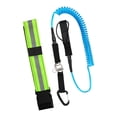thumbnail image 2 of Almencla Surfboard Leash Lightweight Ankle Cuff Elastic Cord Leg Foot Rope Surf Leash for with Waist Belt, 2 of 8