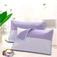 thumbnail image 4 of Coarse Cloth Pillowcase Towel, 1-Pack Breathable Sweat-Absorbing Polyester Wrap, Padded Non-Wetting Cover, Knitted Fabric, Soft Pillow Protector, Multicolor, 29x19in, 4 of 7