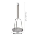 thumbnail image 3 of Ovzne Outils de Cuisine Presse à Pommes de Terre en Acier Inoxydable avec Poignée en Liquidation, 3 of 7