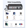 thumbnail image 3 of 3-in-1 Power Bank with 65W Wall Charger,10000mAh 35W Portable Charger with Built in USB C Cable, 2 Outputs, Foldable AC Plug, Smart Digital Display, Fast Charging Batter, 3 of 7