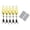 Gold, variant on 2025 Upgrade Fly Fishing Kit with Realistic Trout Swimbait and Dry Fly for Panfish Saltwater Freshwater Angling