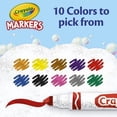 thumbnail image 3 of Crayola Broad Line Markers 10 Count, Classic Colours, 3 of 5