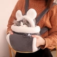 thumbnail image 4 of Hearth & Gear Pet Bag Cat Bag Double Pocket Cat Front Pack Carry Bag For Warm Pet Bag Travel For Dogs And Cats Backpack Expandable Pet Backpack Approved Bunny Stroller for Rabbits Dog Crate Large Dog, 4 of 5