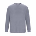 thumbnail image 5 of AherBiu Chandails à Manches Longues pour Hommes Col Ras du Cou Coupe Décontractée Hauts Automne Hiver Décontractés Amples Légers Chandail, 5 of 5