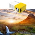 thumbnail image 1 of Dvkptbk Small Household Projector LED Portable Projector Supports HD 1080p Outdoor Mobile Power Supply, 1 of 9