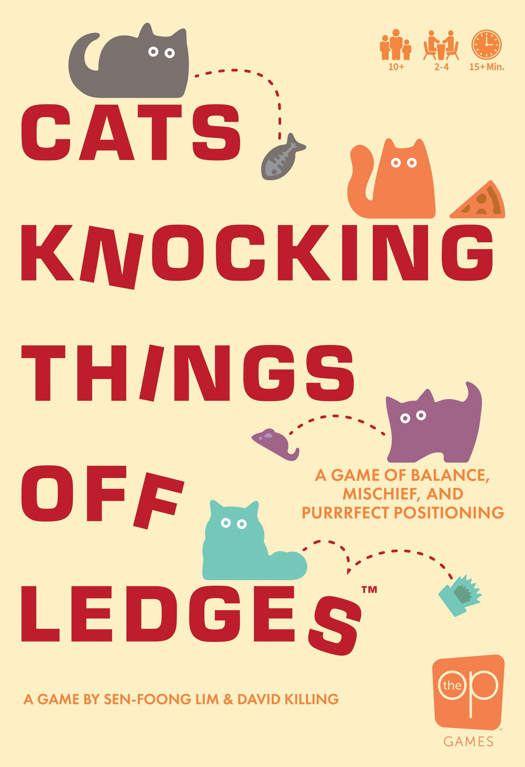 USAopoly Cats Knocking Things Off Ledges Board Game