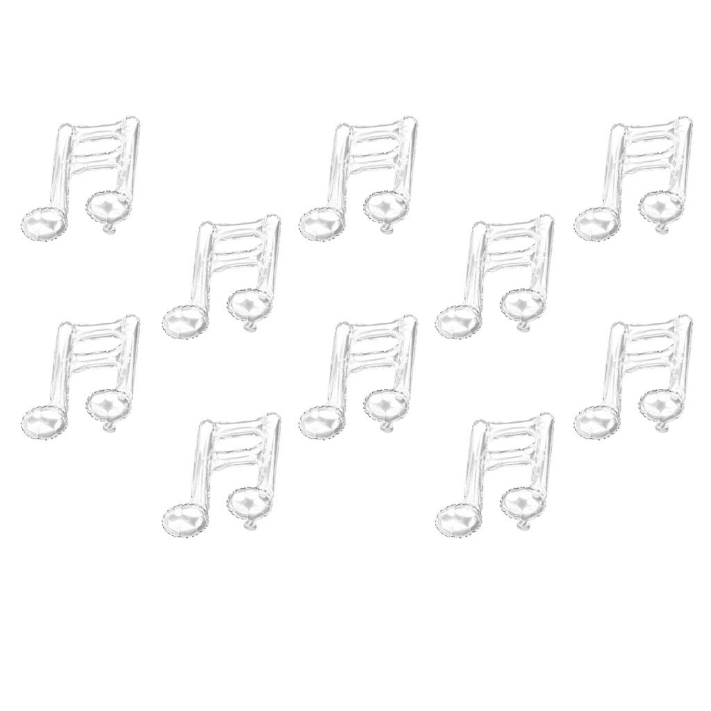 yuksok Funny Double Musical Note Foil Balloon School Concert Wedding