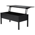 thumbnail image 1 of HOMCOM Table Basse Moderne de 39 Pouces à Plateau Relevable avec Compartiment de Rangement Caché, 1 of 4