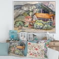 thumbnail image 3 of Designart Greek Landscape Off The Coast Of The Aegean Sea  FLOAT FRAME WALL ART, 3 of 4