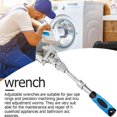 thumbnail image 4 of SDNall 5-in-1 Adjustable180 Degrees Bent Ratchet Torque Universal Wrench, 4 of 9