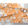 thumbnail image 2 of Soimoi Poly Georgette Fabric Leaves & Floral Artistic Fabric Prints by Yard 52 Inch Wide, 2 of 5