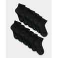 thumbnail image 1 of Hanes Boys Cushioned Ankle Socks 12-Pack, M, Black, 1 of 2