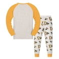 thumbnail image 3 of Ensemble de Pyjama pour Tout-Petites Filles, Haut à Col Rond à Enfiler à Imprimé Dinosaure, Pyjama de Printemps et d'Automne, Pyjama pour Fille, Taille 1-2 Ans, 3 of 3