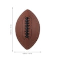 thumbnail image 4 of BRIGHTFUFU 1 Pcs Ballon de Rugby Ovale Couleurs Assorties pour Entraînement des Amateurs de Sports de Rugby, 4 of 8