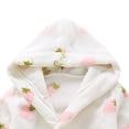 thumbnail image 3 of Toddler Baby Boys Girls Cartoon Bathrobes Flannel Night-Robe Sleepwear, 3 of 9