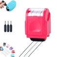 thumbnail image 2 of Race Track Stamp Self Inking Line Road Stamp Roller Handwriting Lines Practice Roller Stamp Race Track Stamp Roller Car Track Stamp Roller Rolling Teacher For Kids, 2 of 4