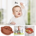 thumbnail image 1 of TIMIFIS Dinner Plate New Monkey Children'S, Non Slip Suction Cup, Integrated Baby Separated Food Grade Kitchen Appliances, 1 of 5