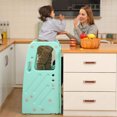 thumbnail image 4 of SDADI PLT01GN Marchepied en Plastique pour Enfants avec 3 Hauteurs Réglables, Vert, 4 of 7