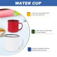 thumbnail image 2 of EIGTHTAIL 5 Pcs Tasses de Camping Tasse Émaillée Sensation de Main Confortable, 2 of 6