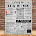 thumbnail image 4 of The Party Post 86th Birthday Party Decorations Poster Born in 1938, 4 of 5