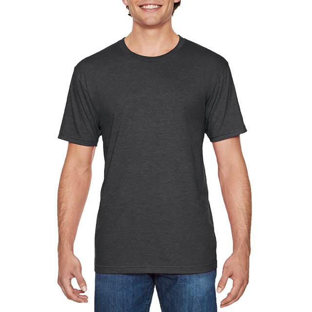 Softstyle CVC T-Shirt, M, Pitch Black Mist