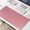 Pink, variant on Qonioi Cork Bottom Mouse Pad, PU Leather Desk Pad Nonslip Soft Writing Mat, Sustainable Cork Mousepad for Gaming Office, Student Desk Pad for Computer Kitchen Dining Table