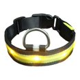 thumbnail image 2 of Collier Lumineux Réglable pour Animaux de Compagnie Randonnée Animaux Nuit Marche Animal Allumé Choker Portable Lavable Colliers Animaux de Compagnie Fournitures Cadeau Jaune S, 2 of 8