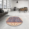 thumbnail image 3 of Ahgly Company Indoor Rectangle Abstract Purple Abstract Area Rugs, 5' x 7', 3 of 6